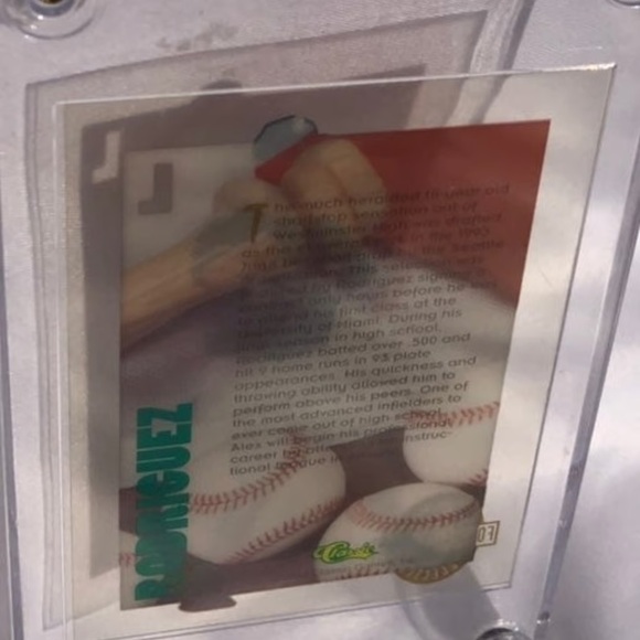 Alex Rodriguez 1993 Classic Card from high school!!! 
Open to offers - Picture 8 of 11